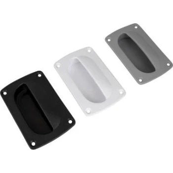 Puxador em Acetal - 56 x 44 mm - Cinza