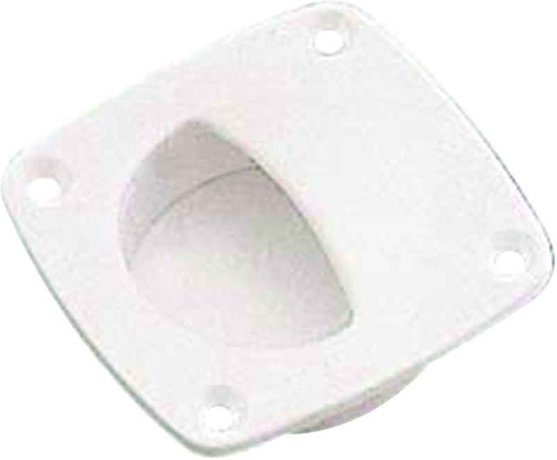 Puxador Pequeno em Acetal - 56 x 44 mm - Branco Puxador Pequeno em Acetal - 56 x 44 mm - Branco