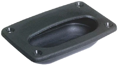 Puxador Retangular - 13.33 x 8.26 cm - Preto Puxador Retangular - 13.33 x 8.26 cm - Preto