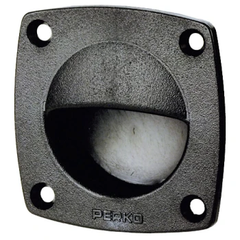 Puxador Quadrado Plástico - 57 x 57 cm - Preto