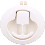 Puxador Redondo Plástico – Branco