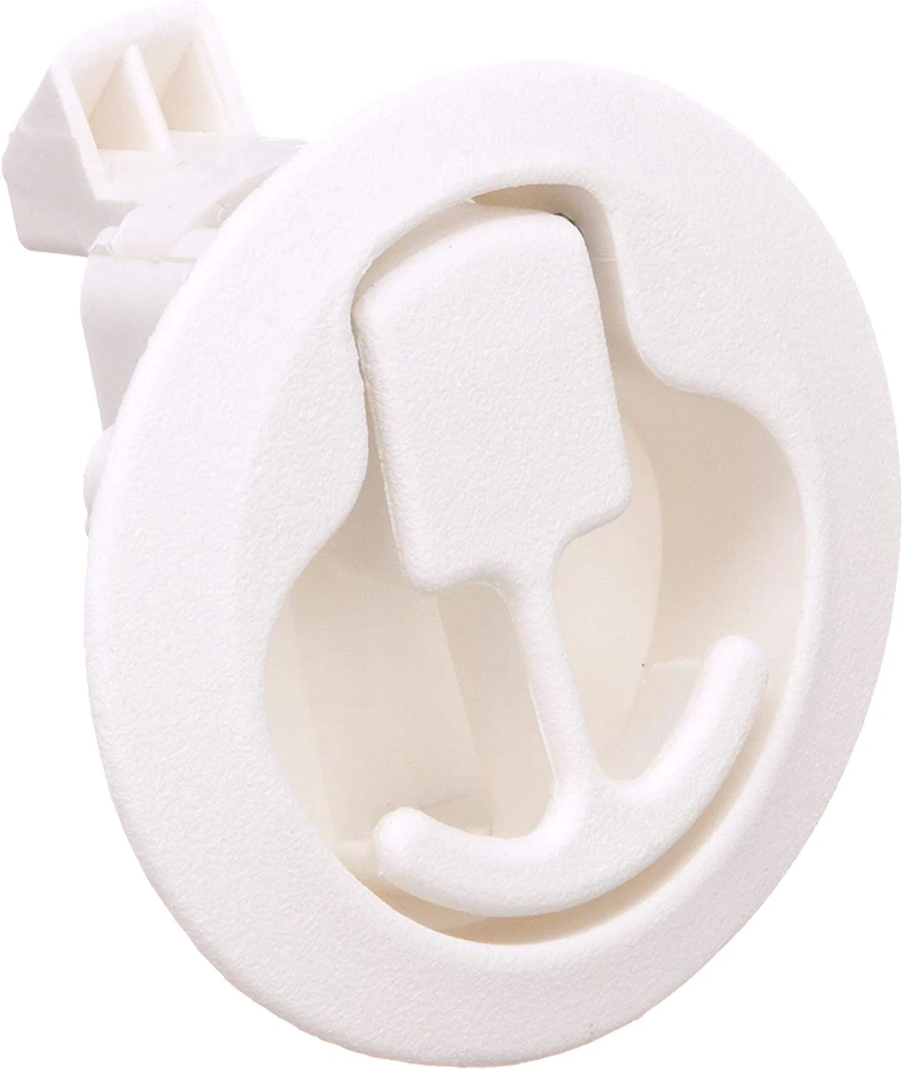 Puxador Redondo Plástico - Branco Puxador Redondo Plástico - Branco