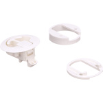 Puxador Redondo Plástico – Branco