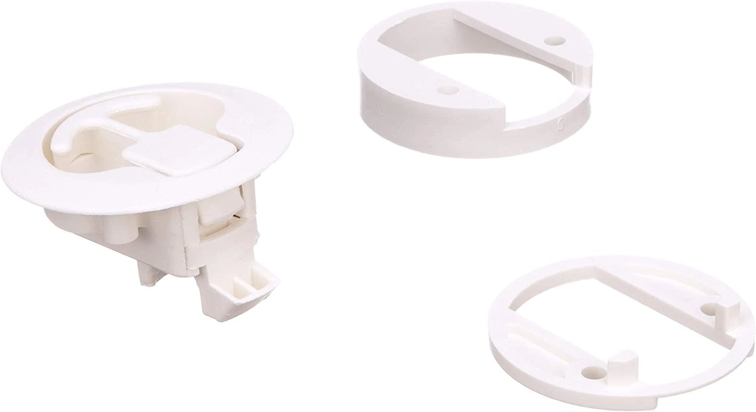 Puxador Redondo Plástico - Branco Puxador Redondo Plástico - Branco