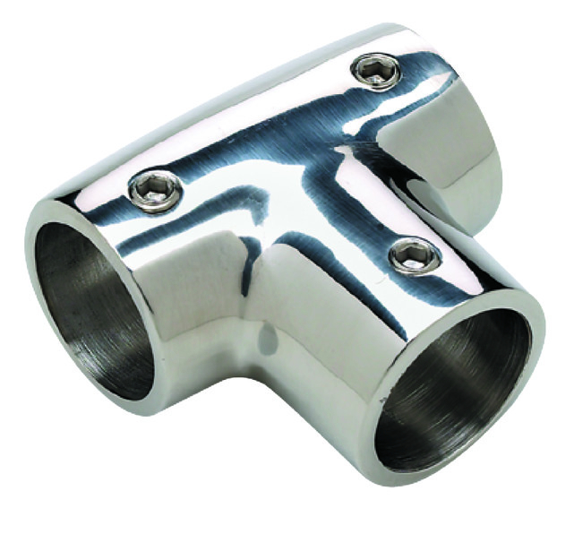 União em "T" para Corrimão - 90º - INOX União em "T" para Corrimão - 90º - INOX