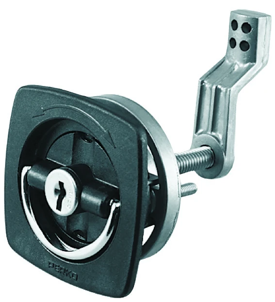 Fecho Quadrado Ajustável para Portas/Tampas - Preto Fecho Quadrado Ajustável para Portas/Tampas - Preto