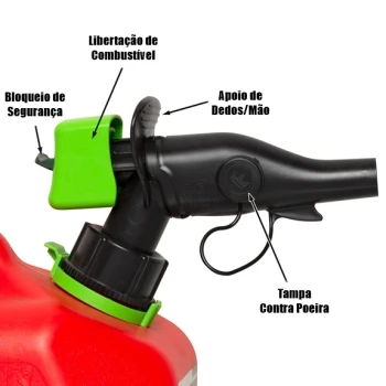 Jerrycan Portátil - 8 Lts