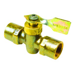 Válvula de Bronze - 2 Vias - Ø10mm