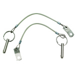 Pino de Desconexão Rápida c/ Cabo Inox