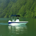 Lona Toldo Bimini c/ Capa - Jet Preto - 1.85-1.98mts