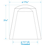 Lente Sobressalente – 54 mm