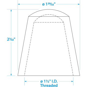 Lente Sobressalente - 54 mm