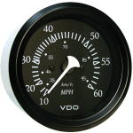 Velocímetro - Ø85mm - Preto - Seachoice