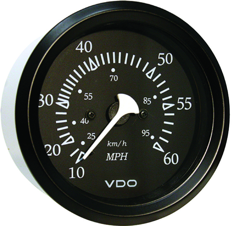 Velocímetro - Ø85mm - Preto - Seachoice Velocímetro - Ø85mm - Preto - Seachoice