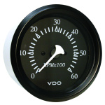 Conta Rotações - Ø85mm - Preto - 6000 RPM