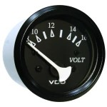 Voltímetro – Ø52mm – Preto