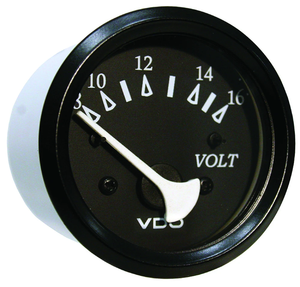 Voltímetro - Ø52mm - Preto Voltímetro - Ø52mm - Preto