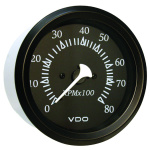 Conta Rotações – Ø85mm – Preto – 8000 RPM