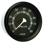 Conta Rotações – Ø85mm – Preto – 8000 RPM