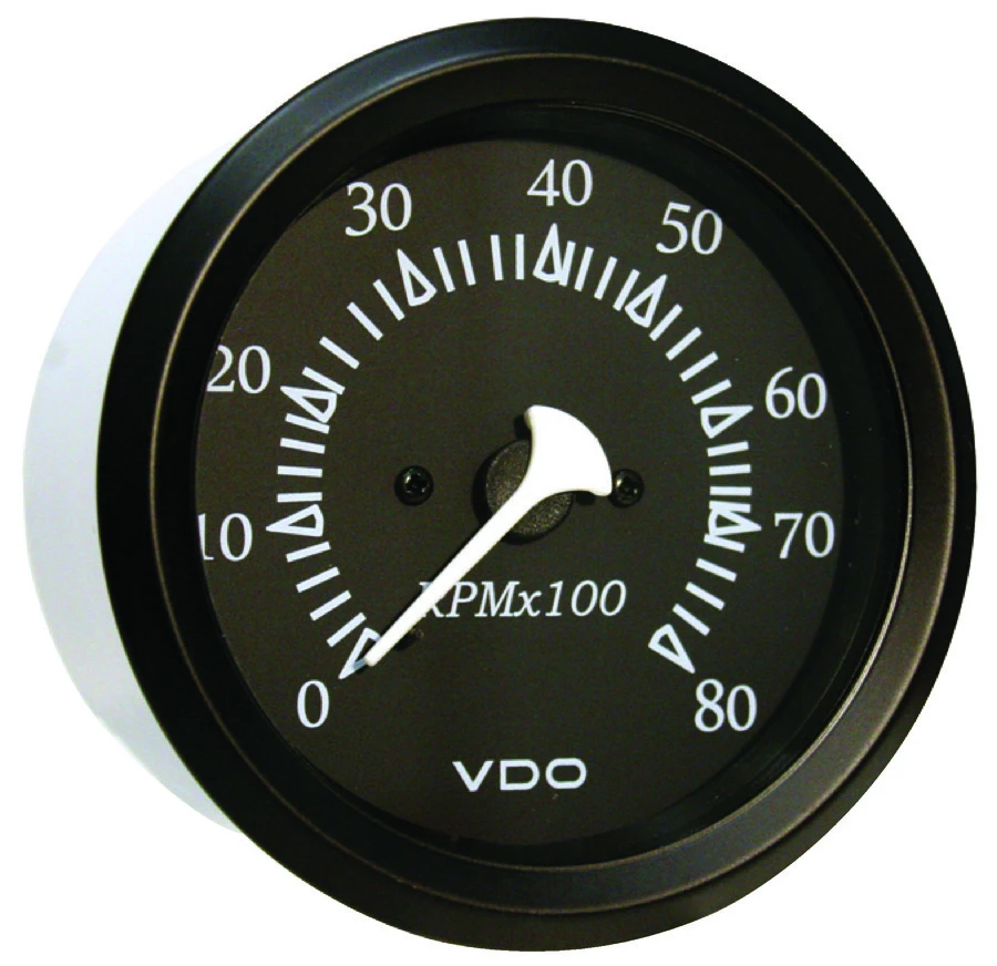 Conta Rotações - Ø85mm - Preto - 8000 RPM Conta Rotações - Ø85mm - Preto - 8000 RPM