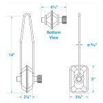 Flusher Universal Retangular – Seachoice (Cópia)
