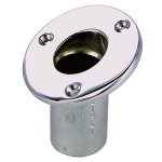 Base para Bandeiras - Latão Cromado - 19mm