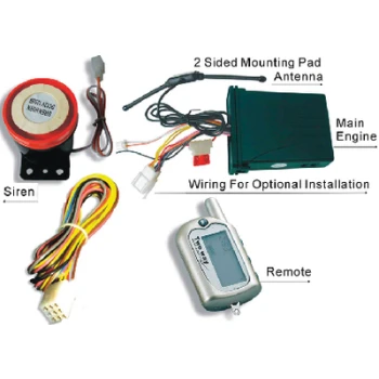 Sistema de Alarme de 2 vias - Kit Completo