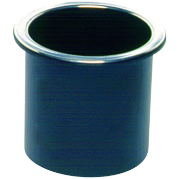 Porta Copos/Bebidas - Preto/Cromado - 68x73mm