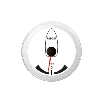 Indicador de ângulo do leme VDO Marine 3-3/8" (85 mm) ViewLine, Branco