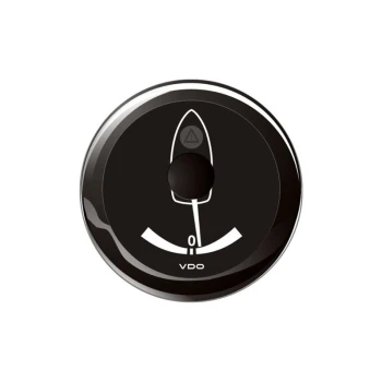 Indicador de ângulo do leme VDO Marine 2-1/16" (52MM) ViewLine, Preto