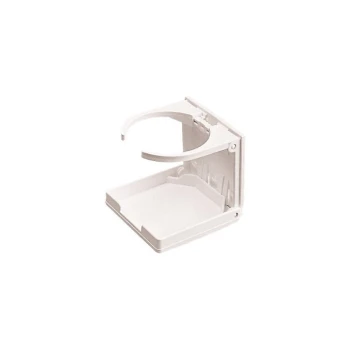 Suporte de Bebidas - Ajustável e Dobrável - Branco
