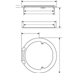 Escotilha Redonda Euro 59 – Branco – Ø59cm