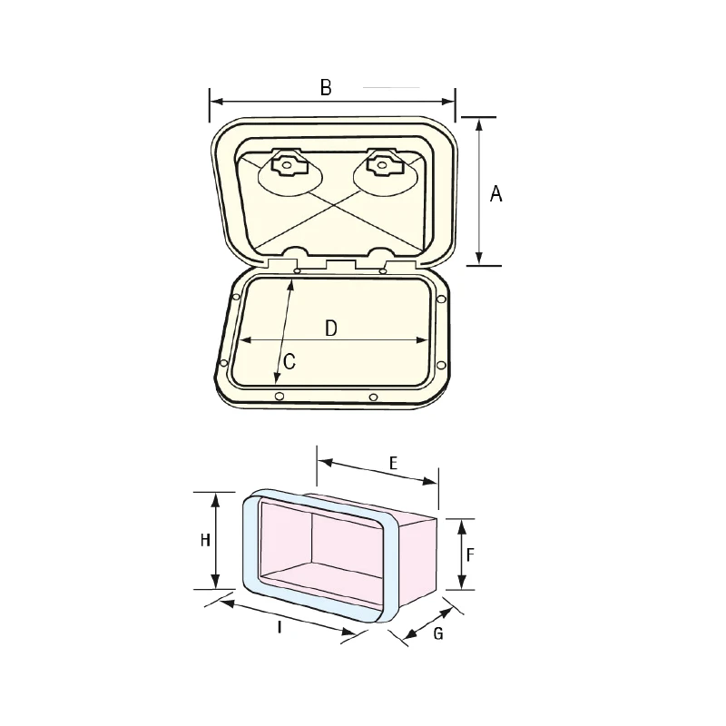 Caixa de Armazenamento - TOP Line - 353x606mm Caixa de Armazenamento - TOP Line - 353x606mm