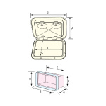 Caixa de Armazenamento – MID Line – 355x600mm