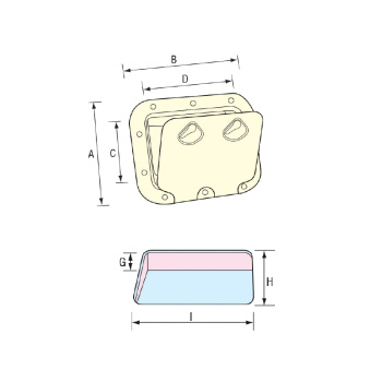 Escotilha c/ Bolsa - CLASSIC - 463x517mm