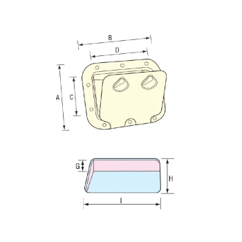Escotilha c/ Bolsa - CLASSIC - 463x517mm