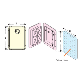 Escotilha de Acesso - 316x360mm