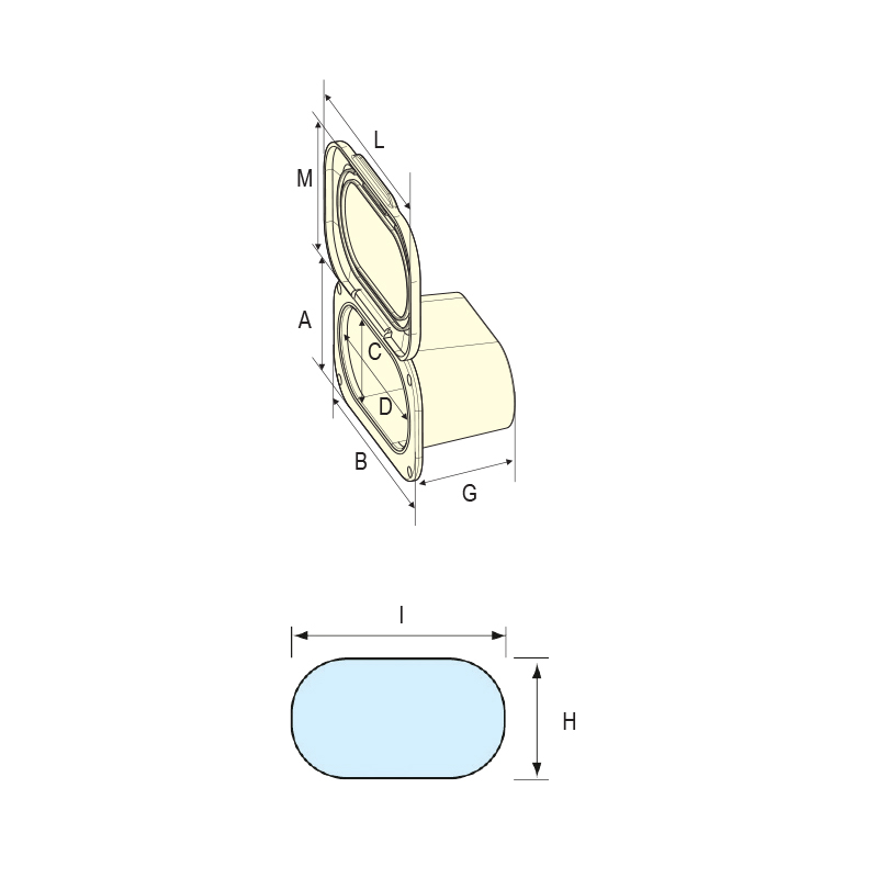 Caixa Oval de Armazenamento c/ Tampa - 99x170mm Caixa Oval de Armazenamento c/ Tampa - 99x170mm