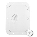 Escotilha CLASSIC c/ Fechadura - 275x375 mm - Branco