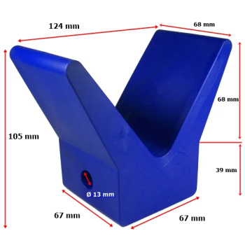 Topo de Proa em Borracha - Ø13mm