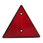 Refletor Triangular Vermelho c/ Furos
