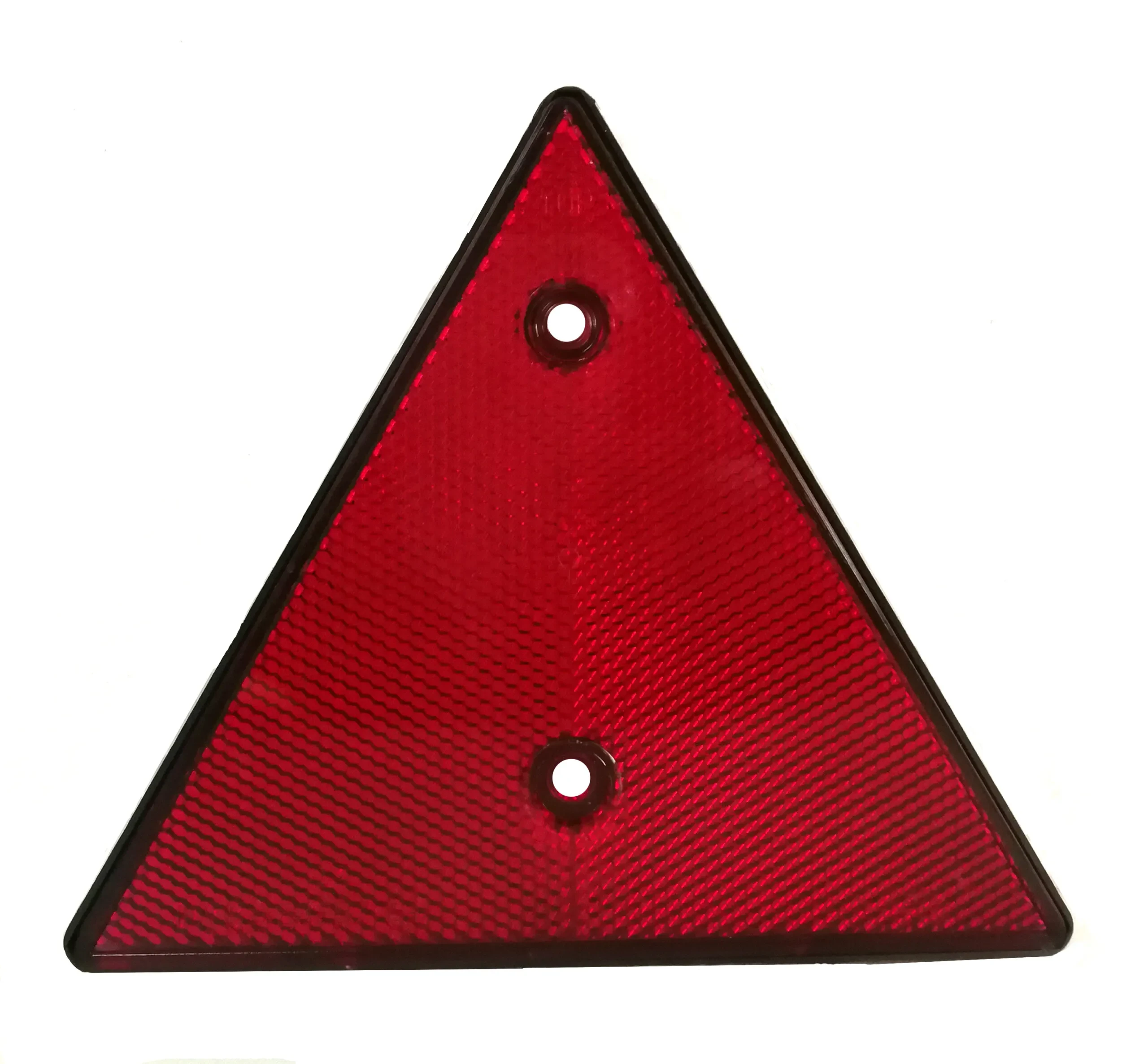 Refletor Triangular Vermelho c/ Furos Refletor Triangular Vermelho c/ Furos