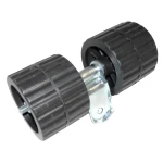 Rolete Lateral c/ Suporte Reto - 100x75mm