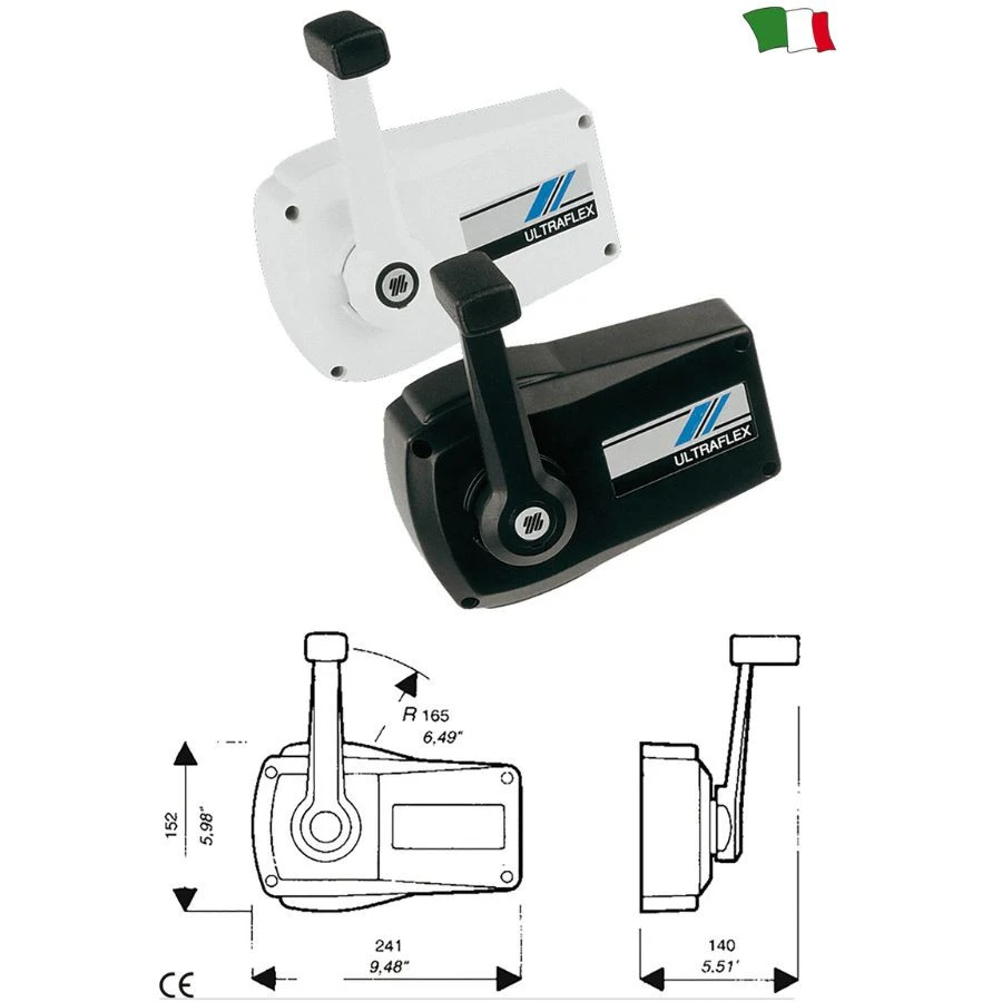 Caixa de Comando Ultraflex B90 - Preto