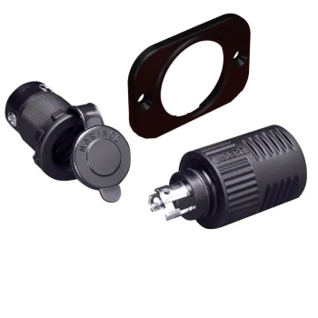 Base + Ficha p/ Motores Elétricos - Máx. 36V - 40A - Marinco