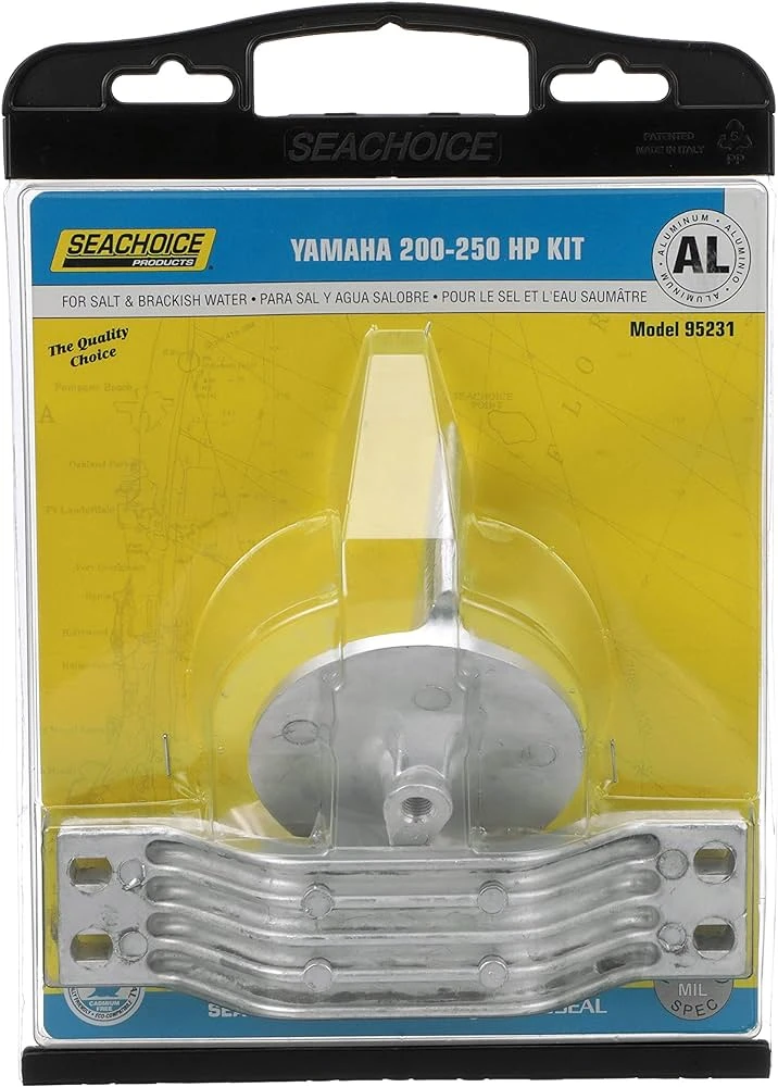 Kit Ânodo p/ Yamaha 200-250CV- Alumínio (Água Salgada) Kit Ânodo p/ Yamaha 200-250CV- Alumínio (Água Salgada)