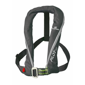 Colete Salva Vidas Pilot 165N s/ Arnês - Manual - Preto