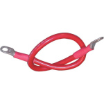 Cabo de Bateria c/ Terminais Estanhados - Vermelho - 81cm | Ø9.5mm