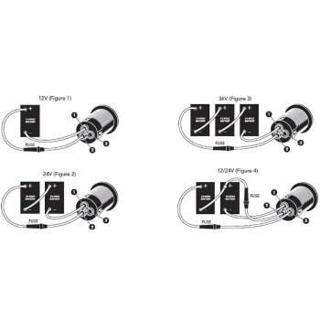 Base + Ficha p/ Motores Elétricos - Máx. 36V - 40A - Marinco