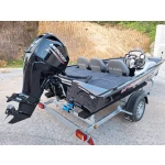 Embarcação para pesca achigã em aluminio Fenix 490